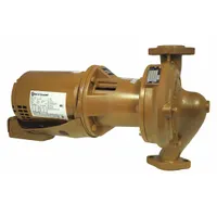 Circulating Pump: 3/4 hp HP, 115/208 - 230V AC, Bronze, 1, 180 gpm, 24 ft Max. Head, Inline (MPN 1EF029LF)