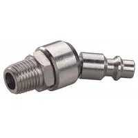 SPEEDAIRE Quick Connect Hose Coupling: 1/4 in Body Size, 1/4 in Hose Fitting Size, MNPT, Male (MPN 30E595)