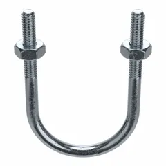 This steel U-bolt is designed for securing 1 in pipe, tubing, or conduit to structural supports. It features a 1/4"-20 thread size and a 2 3/4 in inside height. Supplied in a 10-pack, it is commonly used in piping and mechanical systems for stable, vibration-resistant support.