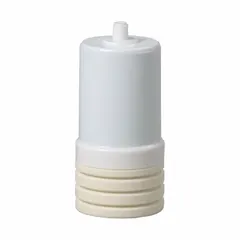 Solid water filter cartridge with 5 micron rating, constructed with polypropylene filter media and activated carbon. Suitable for sediment reduction and taste/odor improvement in commercial or industrial water filtration systems.