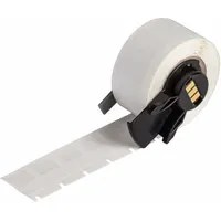 Wraparound Label: 3/4 in x 1/2 in, 1/2 in, Self-Extinguishing Vinyl, White (Matte) (MPN M6-11-417)