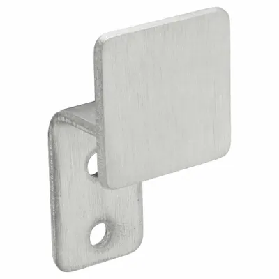 BRADLEY Bathroom Hook: 3 3/4 in x 1 1/4 in x 1 in, Stainless Steel, Satin - Bathroom Hooks