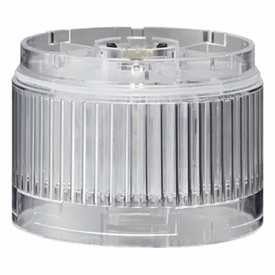 PATLITE Tower Light Module: Steady, 24V DC, White, 70 mm Overall Dia, 40 mm Overall Ht - Steady Light Modules