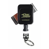 Key Retractor: 14 Key Capacity, 7/8 in Key Ring Dia, Nylon, Black, 36 in Key Retractor Extended Lg (MPN RT4-5851-E)