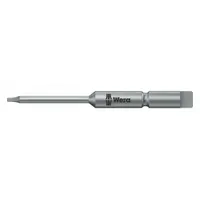 WERA Power Bit: Power Bit, T4 Bit Size, Imperial, Torx® Head, TX 4x64 Bit Industry Size, Std, Power (MPN 05345018001)
