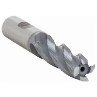 OSG Roughing End Mill: Cobalt, TiCN Coated, 4 Flute, Fine Pitch, 3/4" Mill Dia, 2-1/2" LOC (MPN 4551408)