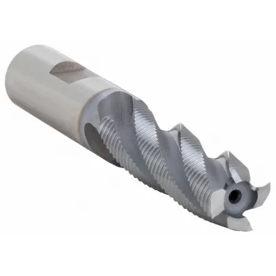 OSG Roughing End Mill: Cobalt, TiCN Coated, 4 Flute, Fine Pitch, 3/4" Mill Dia - General Purpose Cobalt Roughing End Mills