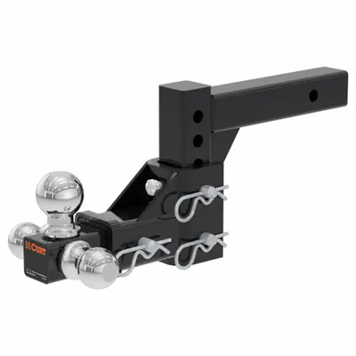 CURT Towing Ball Mount: IV, 2 in_1 7/8 in_2 5/16 in Ball Dia, Ball Mount Ball Mount - Ball Mount Kits