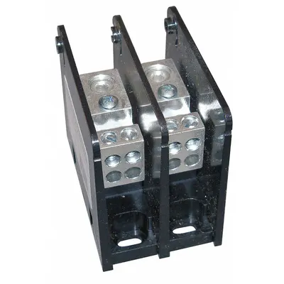 MERSEN Power Distribution Block: Open, Lug, Lug - Open Blocks with Lugs