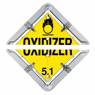 LABELMASTER Full Frame Trailer Flip Placard Holder, 13 1/2 x 13 1/2 in - Flipcharts