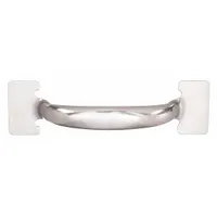 MONROE PMP Pull Handle: Weld-On, Stainless Steel, Silver, 0.5 in, 1.5 in Projection (MPN PH-0274)
