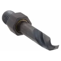 ROCKY MOUNTAIN TWIST Threaded Shank Drill Bit: #10, 1-1/4" Overall Lg, Black Oxide HSS (MPN 953HS10SS)