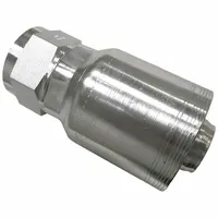 AEROQUIP Hydraulic Crimp Fitting: Carbon Steel, Straight, -20 For Hose Dash Size, Female, Swivel (MPN 6SA20FJ20)