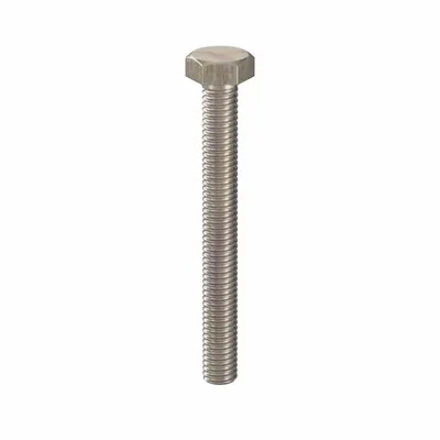LINDSTROM Hex Head Cap Screw: Steel, Class 10.9, Zinc Yellow, M6, Metric, 55 mm lg - Class 10.9 Steel Hex Head Cap Screws