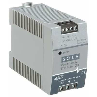SOLAHD DC Power Supply: DIN Rail, 30 W Output Power - Rated, 1.3 A Current - Output - DIN Rail Mount DC Power Supplies