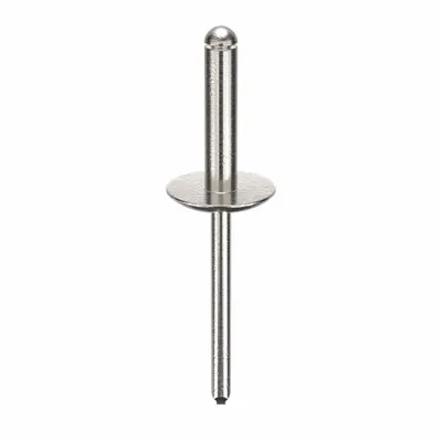 OEM Large Flange Blind Rivet, 0.188" Dia, 2 1/6" L, Plain, PK250 - Large Flange Blind Rivets