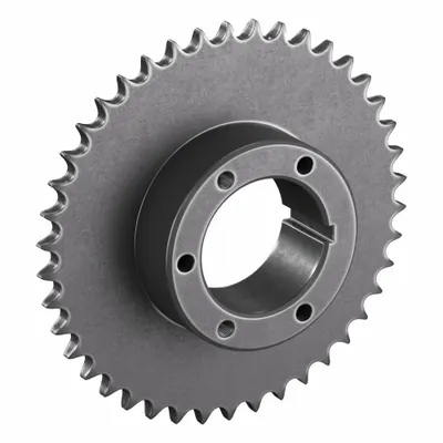 TSUBAKI Sprocket: For 50 Chain, 42 Teeth, 8.364 in Pitch Dia, 8.715 in Outside Dia - Size 50 Bushed-Bore Roller Chain Sprockets