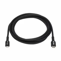 EATON TRIPP LITE Usb Cable: Type C End 1, Lightning End 2, Black, 9.8 ft Lg, 2.0 USB Specification (MPN M102-03M-BK)