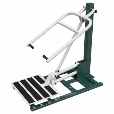 TRIACTIVE USA Squat Press Machine: Beige/Green, Outdoor (MPN SQAT) - Outdoor Fitness Stations