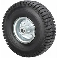 APPROVED VENDOR Solid Wheel: 10 3/16 in Wheel Dia., 3 in Wheel Wd, Rubber, 390 lb Load Capacity, Std