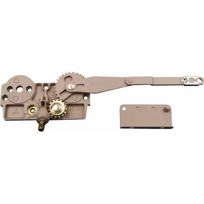 TRUE HARDWARE Window Operator: Handle Not Included, Right-Hand, Frame, Gray - Awning & Casement Window Operators & Handles