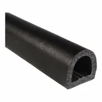 TRIM LOK INC Rubber Seal: D-Shaped, Self-Adhesive Mounting, High-Strength, EPDM, 25 ft Overall Lg (MPN X5272BT-25)