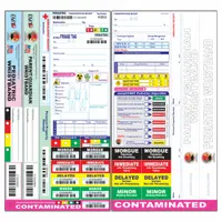 DISASTER MANAGEMENT SYSTEMS Wristband Triage Tags: 50 PK (MPN DMS 05525)