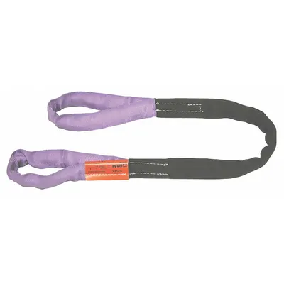 LIFT-ALL Roundsling: Type 3, Polyester, Polyester Sleeve w/ Nylon Cover - Abrasion-Resistant Eye Round Slings