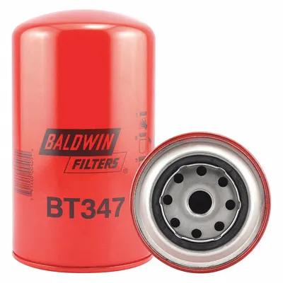 BALDWIN FILTERS Oil Filter: BT347, 3/4"-16 Thread Size, 7 3/8 in Overall Ht - Spin-On Oil Filters