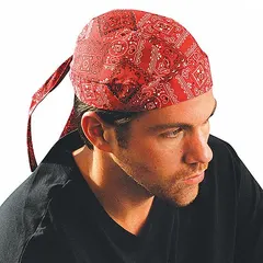 Universal-fit head band made of cotton with a solid navy finish. Uses evaporative cooling activated by soaking in water, providing cooling for up to 60 minutes. Features tie closure for adjustable fit. Suitable for use in hot environments to help reduce heat stress.