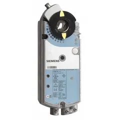 Proportional, non-spring return actuator for HVAC damper control. Delivers 221 in-lb torque with 90° stroke and CW/CCW rotation. Operates on 24V AC/DC with 0 to 10V DC output signal. Hardwired connection, NEMA 2 / IP54 enclosure. Self-centering shaft for building automation systems.