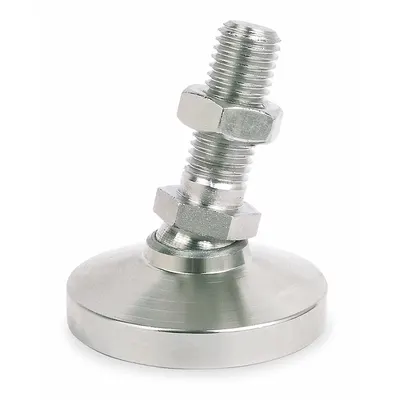 S & W Male-End Leveling Mount: Swiveling Stud, 5/8"-11 Thread Size, 2.5 in - Swivel Male Leveling Mounts