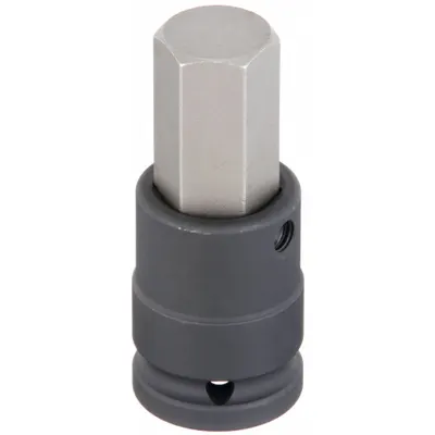 WESTWARD Impact Socket Bit : Metric, 22 mm Tip Size, 3 1/2 in Overall Lg - Hex Impact Bit Sockets