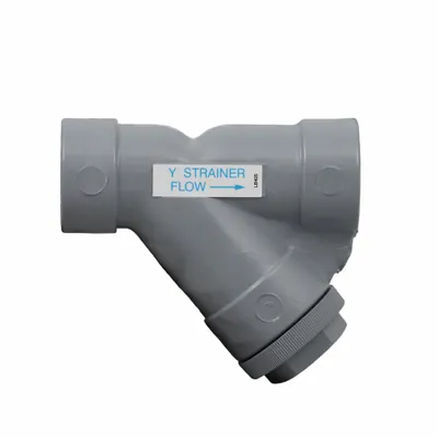 HAYWARD Y Strainer: 2 in, Socket, Mesh, 0.125 in Screen Size, CPVC, FPM - CPVC Y Strainers