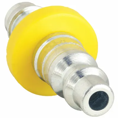 PARKER Quick Connect Hose Coupling: 3/8 in Body Size, 1/2 in Hose Fitting Size - Industrial Interchange Steel Quick-Connect Air Coupling Plugs