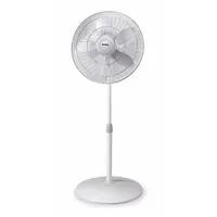 AIR KING Freestanding Fan: 18 in Blade Dia, 54 1/2 in Ht, 3 Speeds, Oscillating, White, Steel (MPN 9119)