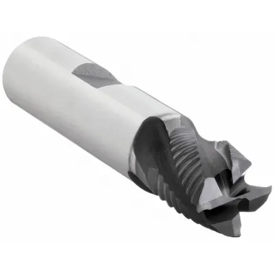 OSG Roughing End Mill: Cobalt, TiCN Coated, 4 Flute, Fine Pitch, 1/2" Mill Dia - General Purpose Cobalt Roughing End Mills