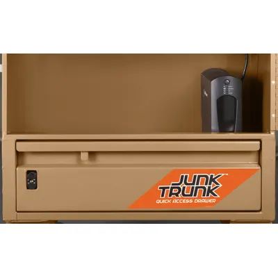 KNAACK 118-M-KL Jobsite Field Office, 39 5/16"W x 26 13/16"D x 48 1/4"H, Tan - Jobsite Field Offices