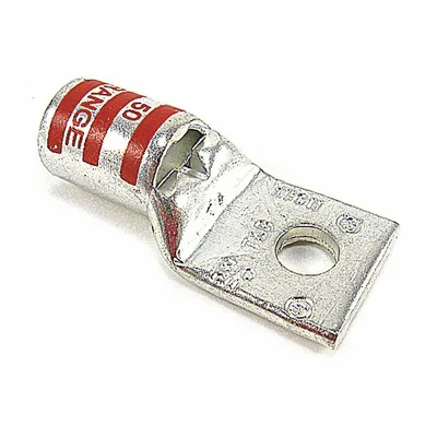 THOMAS & BETTS Compression Lug: 5/16 in Stud Size, 3/0 AWG For Wire Sizes, Stranded Wire Type - One-Hole Compression Lugs