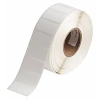 Pre-Cut Label Stock Roll: Rectangle, 3/4 in x 1 1/2 in, 1 1/2 in x 3/4 in, White, -112°F to 158°F (MPN J20-136-7425J)