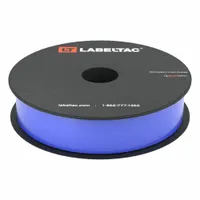 LabelTac Pro Model Reflective Supply: 1 in x 75 ft, Vinyl, Blue (Gloss), Indoor/Outdoor (MPN LT107RF)