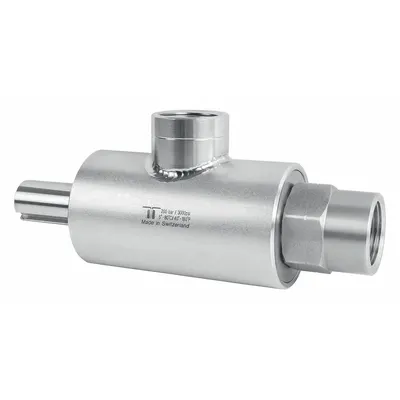 MOSMATIC Rotary Union: Elbow, Plain 304 Stainless Steel, 1 Passages - Stainless Steel Rotating Joints & Unions