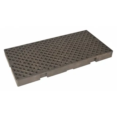 ULTRATECH Spill Pallet Grate: Spill Deck Grate, 48 in x 24 in x 2 3/4 in, Polyethylene - Replacement Grates for Railroad Track Pans