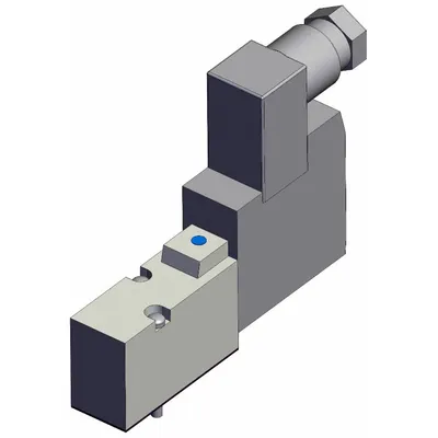 SMC Solenoid Valve: Five-Way / Four-Position, SYJ500, Single Solenoid, 24V DC - SMC SYJ Series Directional Control Valves