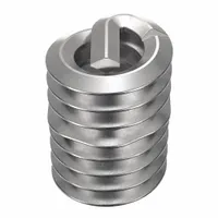 HELI-COIL Helical Insert: Tanged Tang Style, Free-Running, #6-32 Thread Size, Plain, Plain, 1,000 PK (MPN 1185-06CN276S)
