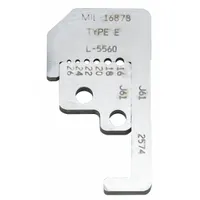 Replacement Blade Set: 25/32 in Overall Lg, Steel, Less than 6 in, 10F564, 45-177, L-5560
