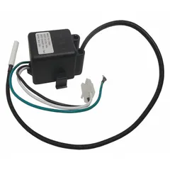Replacement spark module for HVACR ignition systems. Generates ignition sparks for gas burners in furnaces, boilers, and other combustion equipment. Used to ensure reliable startup and safe operation in residential and commercial heating applications.