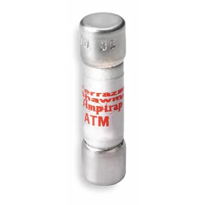 MERSEN Fuse: ATM Series, Midget, Fast-Acting, 40 A, 600 V AC, 600 V DC - Fast-Acting Cylindrical Fuses