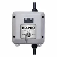 General-purpose ground fault circuit interrupter panel rated for 480V AC at 60 Hz with a 50mA trip level and 30 A maximum current. Includes a 2 ft 10/4 cord. Provides ground fault protection for high-power electrical equipment in industrial settings