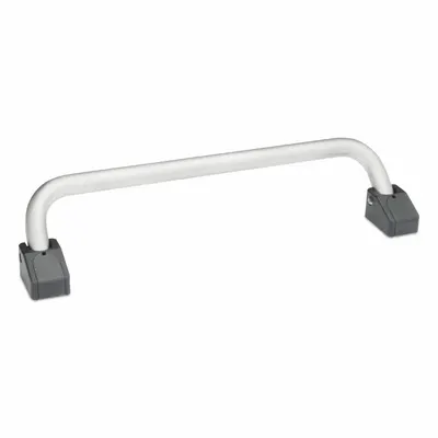 JW WINCO Folding Pull Handle: Unthreaded Holes, Stainless Steel, Silver, 0.39 in - Load-Rated Folding Pull Handles